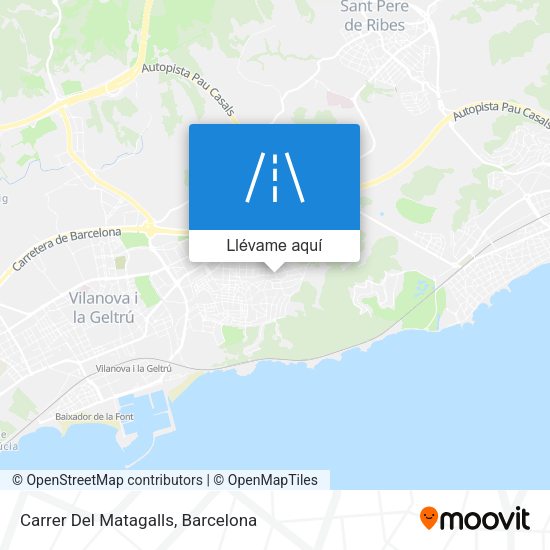 Mapa Carrer Del Matagalls