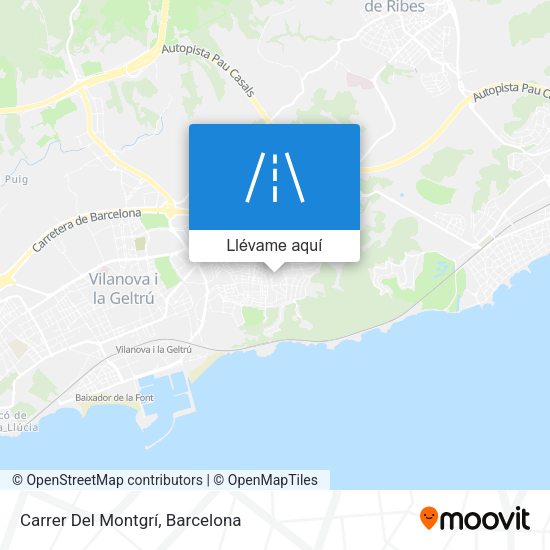 Mapa Carrer Del Montgrí