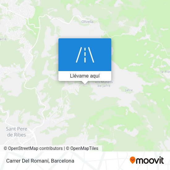 Mapa Carrer Del Romaní