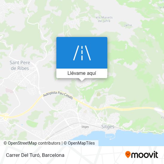 Mapa Carrer Del Turó