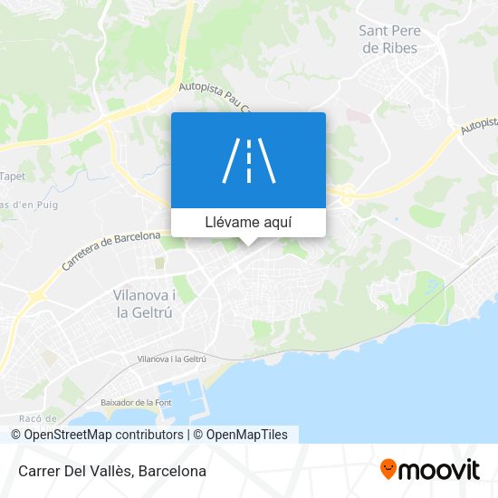 Mapa Carrer Del Vallès
