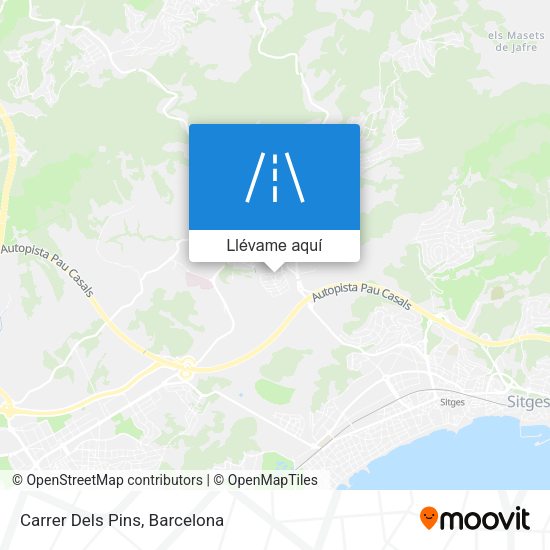 Mapa Carrer Dels Pins