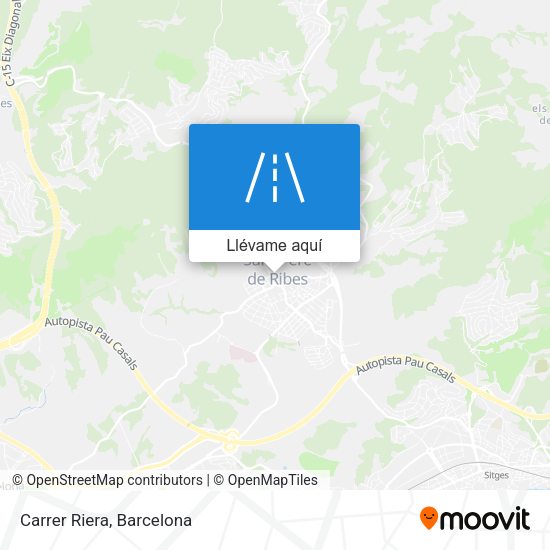 Mapa Carrer Riera