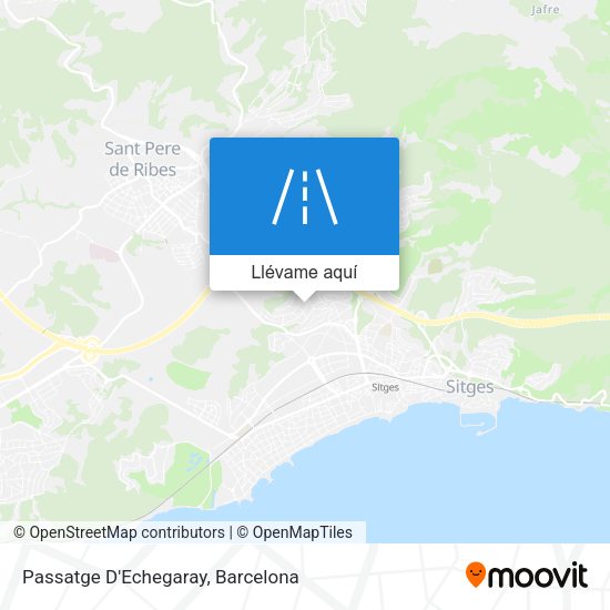 Mapa Passatge D'Echegaray