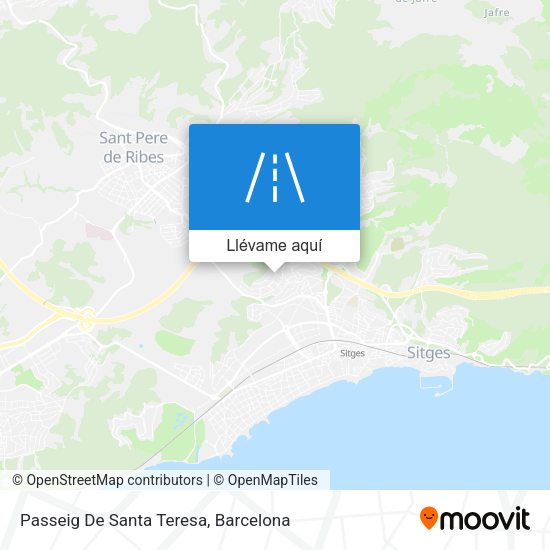 Mapa Passeig De Santa Teresa