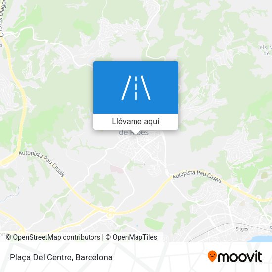 Mapa Plaça Del Centre