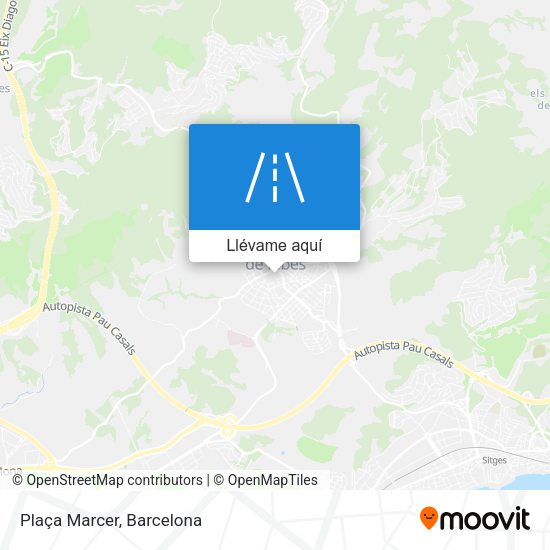 Mapa Plaça Marcer