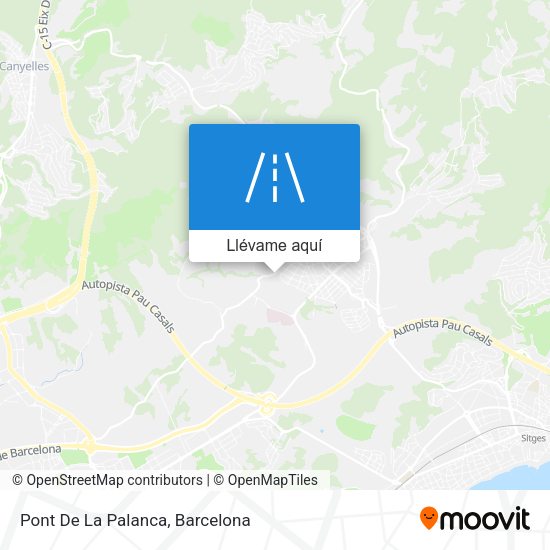 Mapa Pont De La Palanca