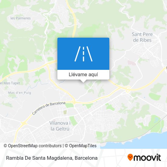 Mapa Rambla De Santa Magdalena