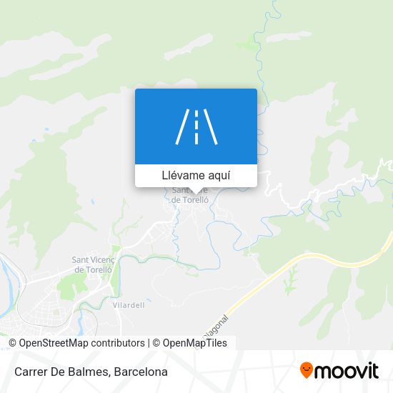 Mapa Carrer De Balmes