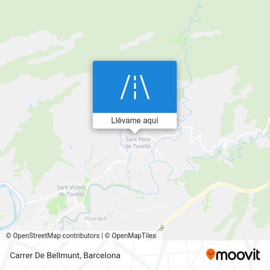 Mapa Carrer De Bellmunt