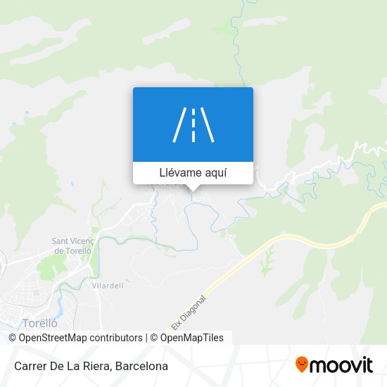 Mapa Carrer De La Riera