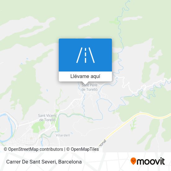 Mapa Carrer De Sant Severi