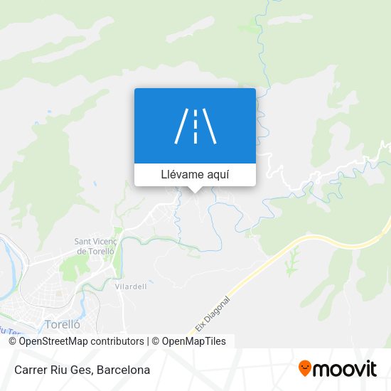 Mapa Carrer Riu Ges