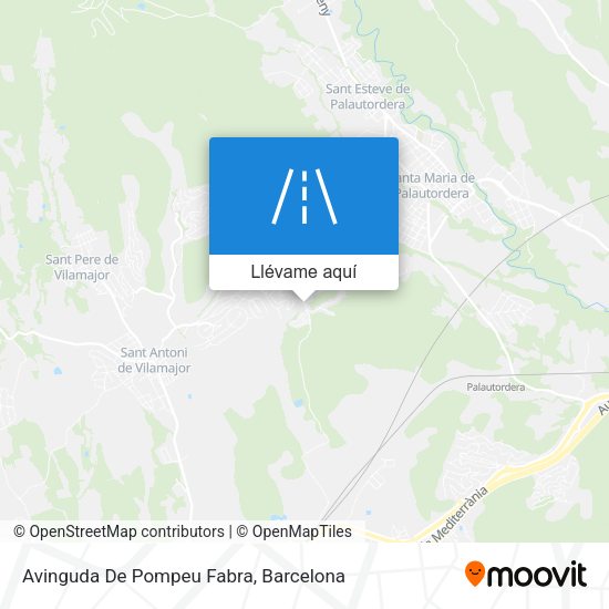 Mapa Avinguda De Pompeu Fabra