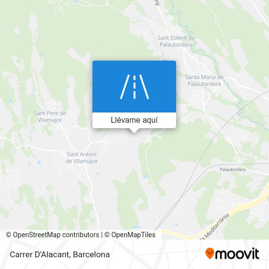 Mapa Carrer D'Alacant