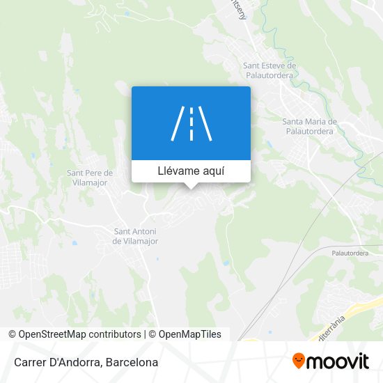 Mapa Carrer D'Andorra