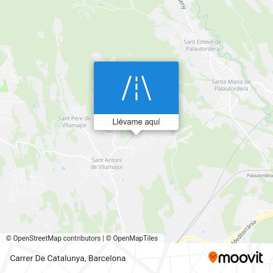 Mapa Carrer De Catalunya