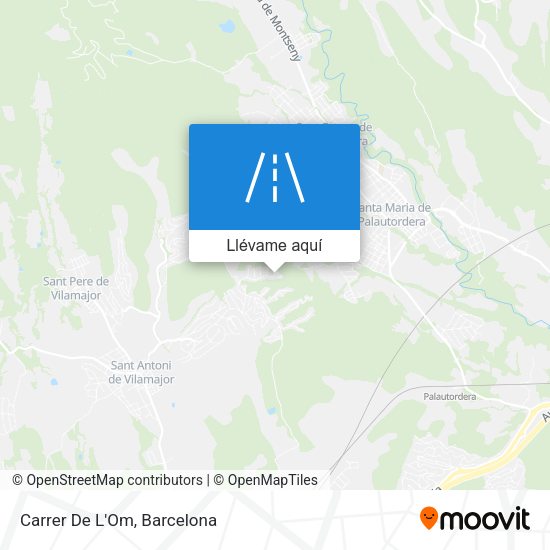 Mapa Carrer De L'Om
