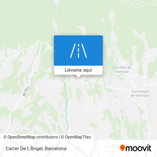 Mapa Carrer De L'Àngel