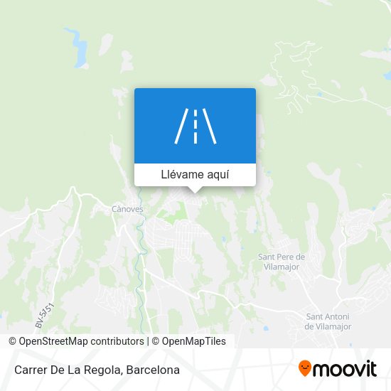Mapa Carrer De La Regola