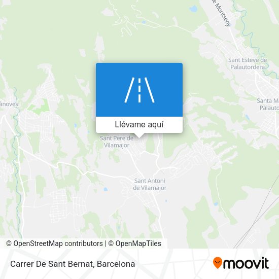 Mapa Carrer De Sant Bernat