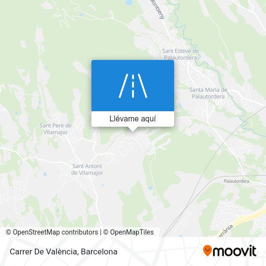 Mapa Carrer De València