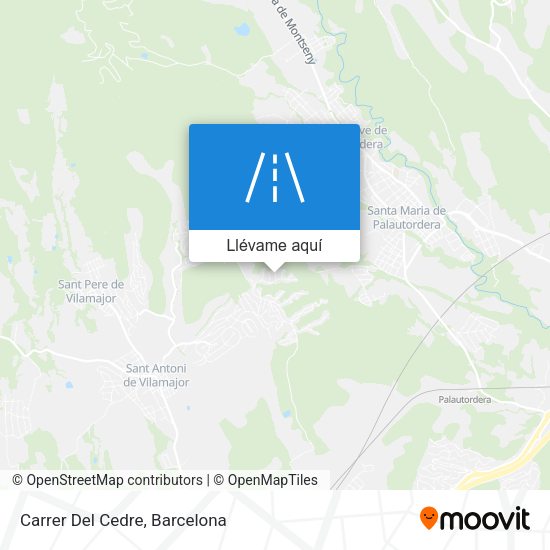 Mapa Carrer Del Cedre