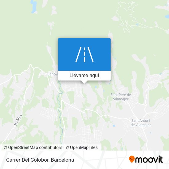 Mapa Carrer Del Colobor