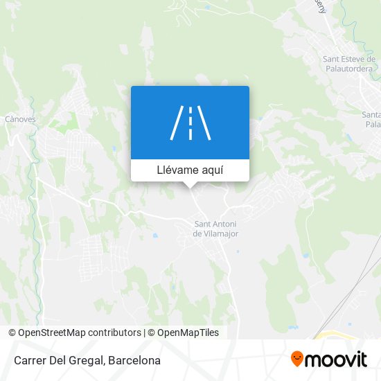 Mapa Carrer Del Gregal