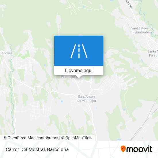 Mapa Carrer Del Mestral
