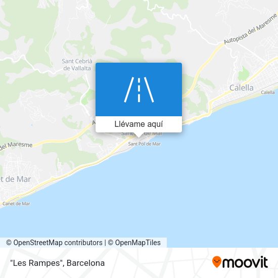 Mapa "Les Rampes"