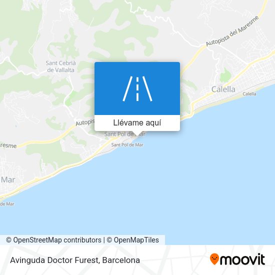 Mapa Avinguda Doctor Furest