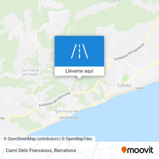 Mapa Camí Dels Francesos