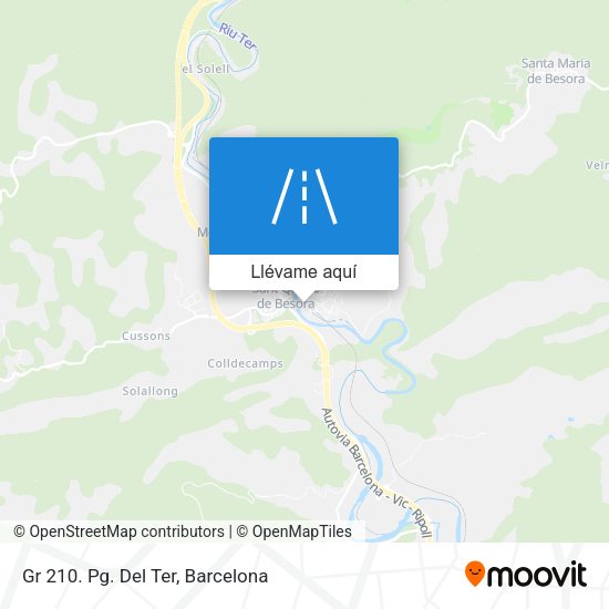 Mapa Gr 210. Pg. Del Ter