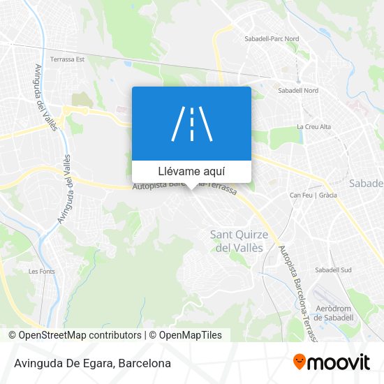 Mapa Avinguda De Egara