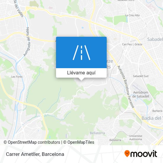 Mapa Carrer Ametller