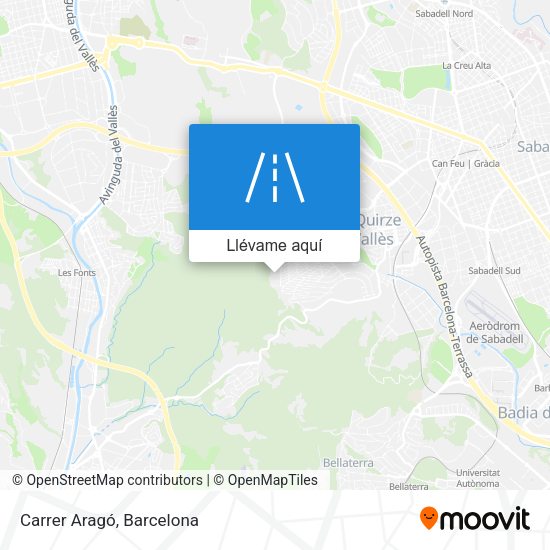Mapa Carrer Aragó