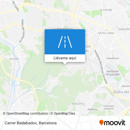 Mapa Carrer Badabadoc
