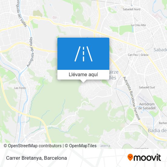 Mapa Carrer Bretanya