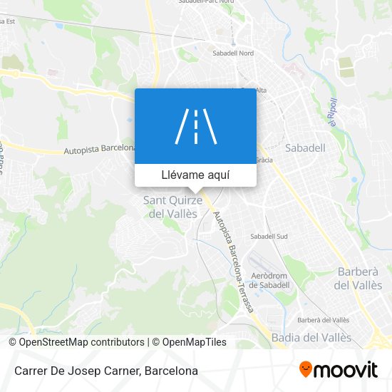 Mapa Carrer De Josep Carner