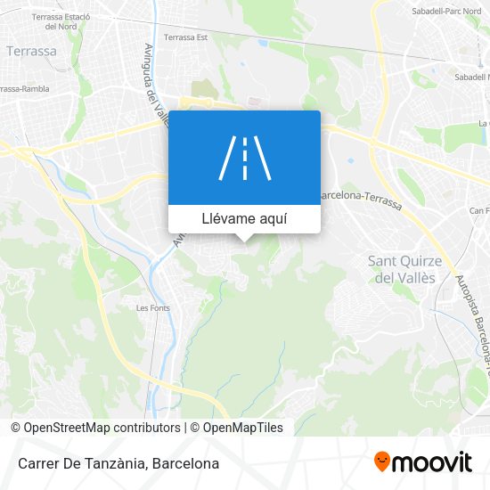 Mapa Carrer De Tanzània