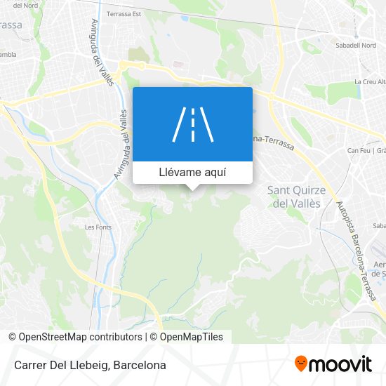 Mapa Carrer Del Llebeig