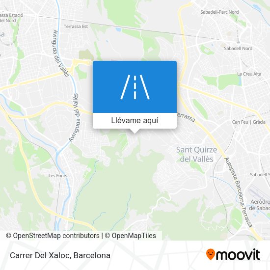 Mapa Carrer Del Xaloc