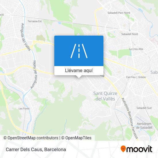 Mapa Carrer Dels Caus