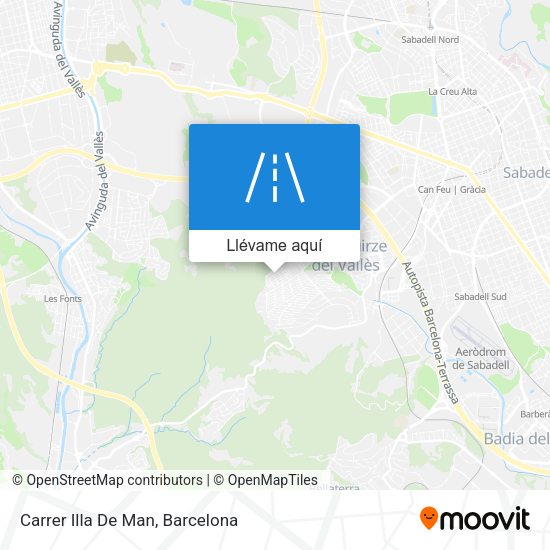 Mapa Carrer Illa De Man