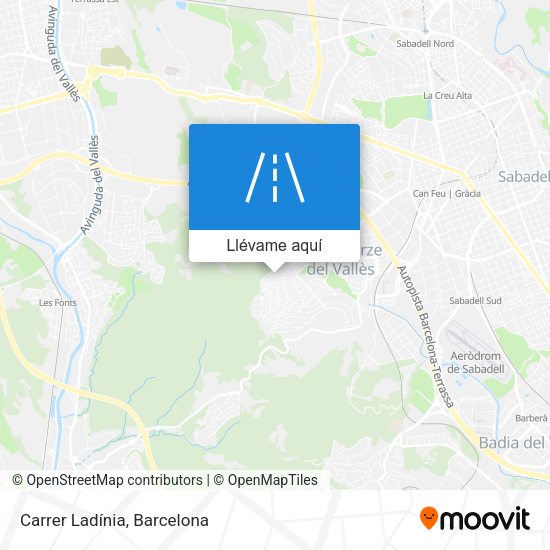 Mapa Carrer Ladínia