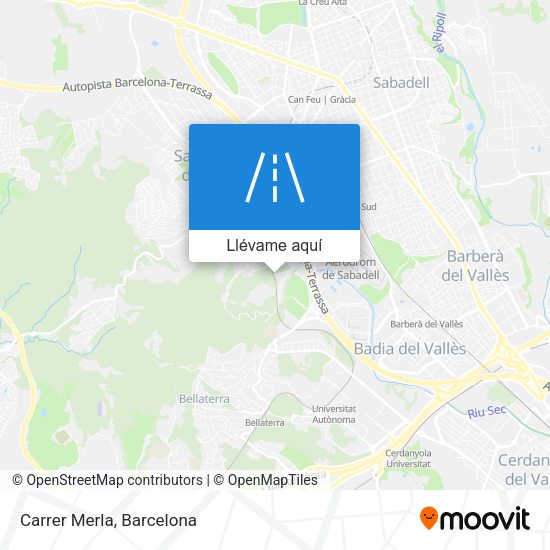 Mapa Carrer Merla