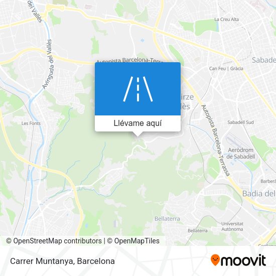 Mapa Carrer Muntanya