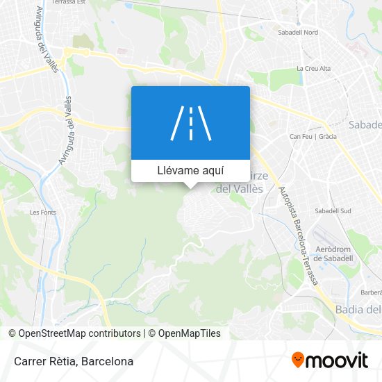 Mapa Carrer Rètia